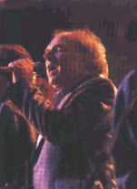 Van Morrison performs at the Berlin <i>Wall</i> show.