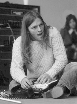 Gilmour scat singing  (photo from Rob Ellis' photo collection)